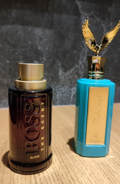 anoysath - Ma ktoś ochotę na nowego Bossa The Scent Elixir? We flakonie zostało ok. 7...