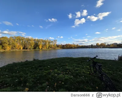 Darson666 - Trochę zimno, ale czlowiek popedałował w końcu po zapaleniu zatok i od ra...