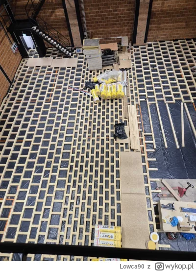 Lowca90 - W tym tygodniu skończyliśmy zlecenie budowy ślepej podłogi na hali dla jedn...