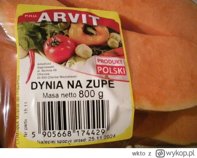wkto - #listaproduktow
#dyniapizmowa #dyniaswieza #dynianazupe P.H.U. Arvit
aktualna ...