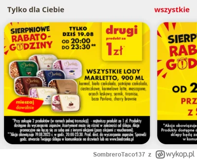 SombreroTaco137 - Promocja kiedyś: Produkt przeceniony 50% taniej.
Promocje dzisiaj: ...