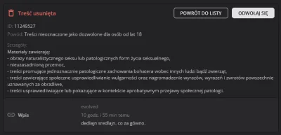 evolved - pomijając, że wpis sam usunąłem niedługo po publikacji, to... nie no, po pr...