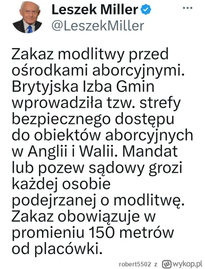 robert5502 - Brawo! Zakaz mamrotania zaklęć w okolicy klinik jest krokiem w dobrym ki...