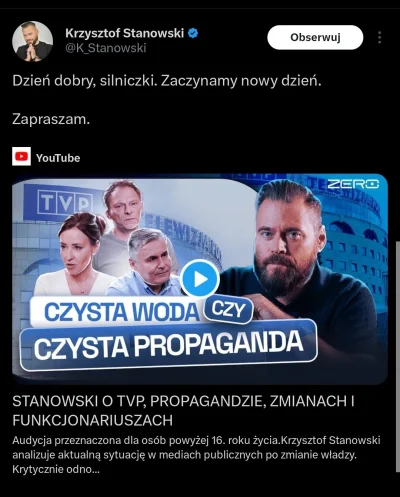 Maurelius - Krzysiu Pisowski bierze się za telewizję publiczną, oczywiście nie za 8 l...