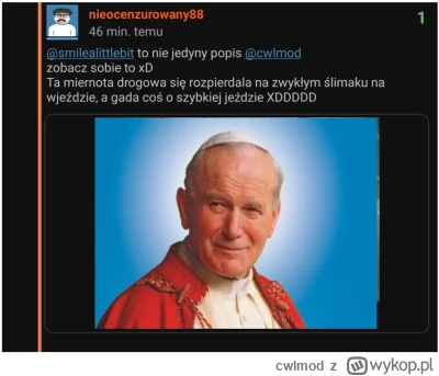 cwlmod - @nieocenzurowany88: Papieża też mogłeś sobie wkleić ( ͡° ͜ʖ ͡°)

Manipuluj d...