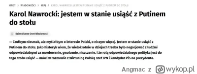 Angmac - pisowcy: Tusk zdrajca, ma zdjęcie z Putinem, na pewno z nim spiskował, by za...
