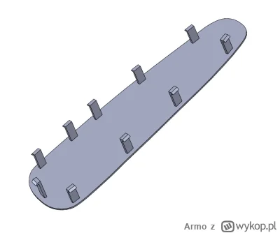 Armo - Szukam kogoś kto by mi wydrukował  #druk3d 2szt (normalna i odbicie lustrzane)...