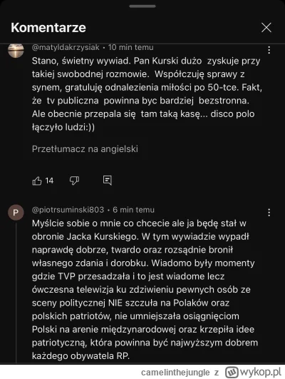 camelinthejungle - Krzysiek i Robert mogą kłaść się spać z poczuciem dobrze wypełnion...