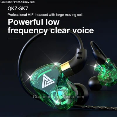 n____S - ❗ QKZ SK7 Wired Earphones
〽️ Cena: 4.45 USD (dotąd najniższa w historii: 4.9...