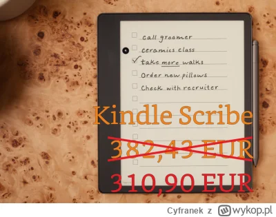 Cyfranek - W niemieckim Amazonie także obniżono ceny Kindle w ramach Prime Day. Międz...