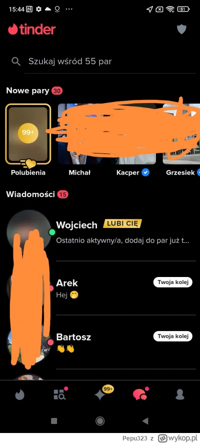 Pepu323 - To jest coś niesamowitego XD Założyłem fake konto na #tinder jako kobieta. ...