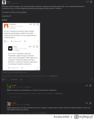 Avatar2000 - Co dzieli teorię spiskową od prawdy ?Kilka miesięcy
