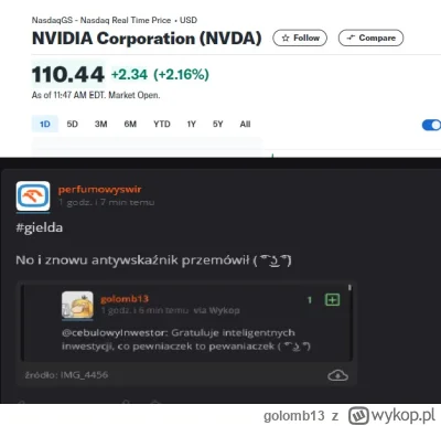 golomb13 - #gielda 

Peronowy przegryw i plusujace szury, jak zwykle ( ͡° ͜ʖ ͡°)