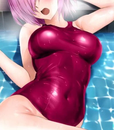 zabolek - #randomanimeshit #fate #mashkyrielight #anime #swimsuit