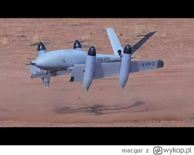 macgar - Fajny pomysł na pionowy start jak dron i energooszczędny lot ze skrzydłami.
...