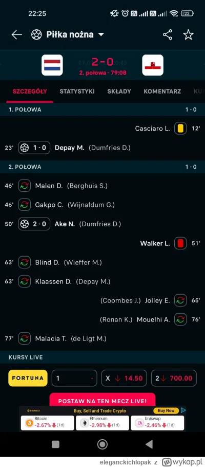 e.....k - Trzymajcie sie wszyscy którzy postawili over w tym meczu. Wyobrażam sobie c...