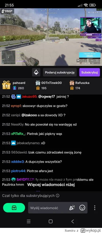 Sumiru - Teraz na czacie u izaka pytają czy dupczył w goats. Chłop nie zaśnie tej noc...