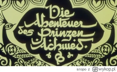 sropo - Pełnometrażowy pierwszy film animowany powstał w Niemczech w 1926 roku – Przy...