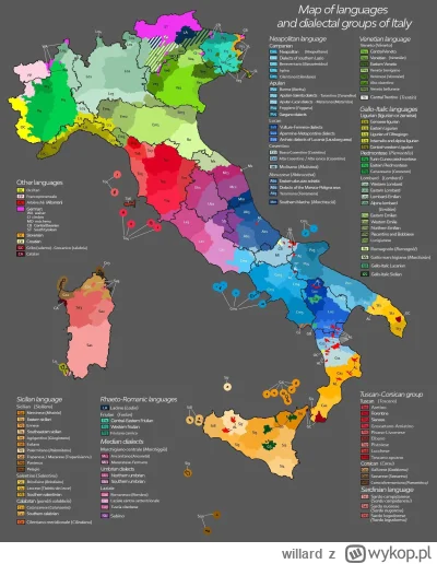 willard - Jeszcze 150 lat temu zaledwie 2% mieszkańców Półwyspu Apenińskiego mówiło p...