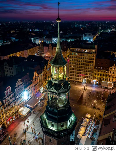 belu_p - Dzień dobry Wrocław, ratusz podczas nocnej zmiany.

#dziendobry #wroclaw #fo...