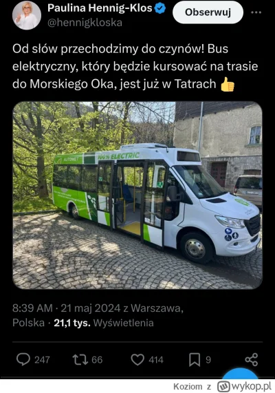 Koziom - Mimo że Hennig-Kloska to jedno z najsłabszych ogniw tego rządu to tutaj akur...