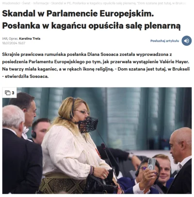 lubiepickakao - Niestety, europosłanka Konfederacji Ewa Zajączkowska-Hernik sromotnie...