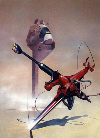 GARN - #sztuka #art #retroscifi #ilustracja autor: Peter Andrew Jones | The Zap Gun -...