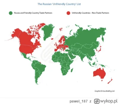 pawel_187 - @Kempes: jakie 40%. Kraje które są czerwone to 60% światowego pkb. A z ty...