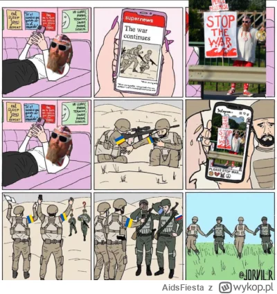 AidsFiesta - Popełniłem mema z przemyskim aktywistą #wojna #ukraina #rosja