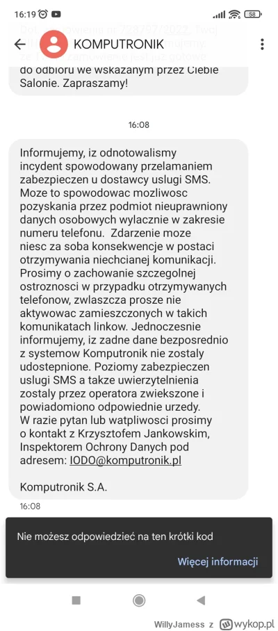 WillyJamess - Kurde pszypau @niebezpiecznik-pl @ZaufanaTrzeciaStrona

#komputronik #s...