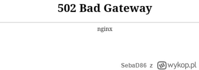 SebaD86 - #giftpol #ddos #tangodown

Strona spadła ( ͡º ͜ʖ͡º)