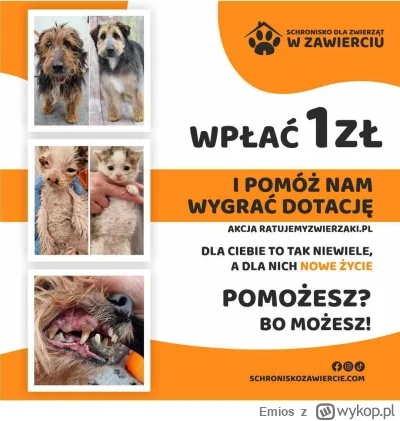 Emios - Hej Kochani, przychodzę do Was z gorącą prośbą o #wykopefekt #pomagajzwykopem...