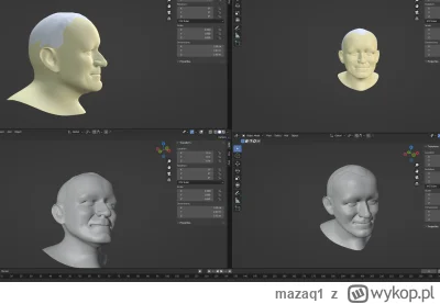mazaq1 - #blender #3d
Dzień trzeci mojej walki z Blenderem i Sami Wiecie Kim. 
Wczora...