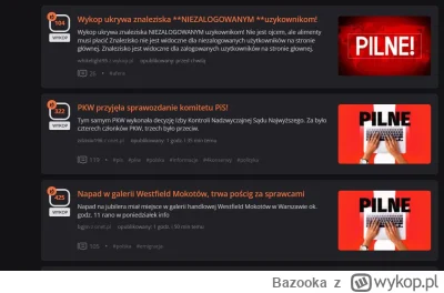 Bazooka - Uwaga! PILNE! ( ͡° ͜ʖ ͡°)

#heheszki #wykop