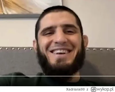 Xadrianx00 - #ufc w tej chwili Islam widzący swoją przyjemną sytuacje w lekkiej