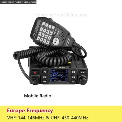 n____S - ❗ RETEVIS RT95 Car Two-Way Radio Station 200CH 25W
〽️ Cena: 99.99 USD (dotąd...