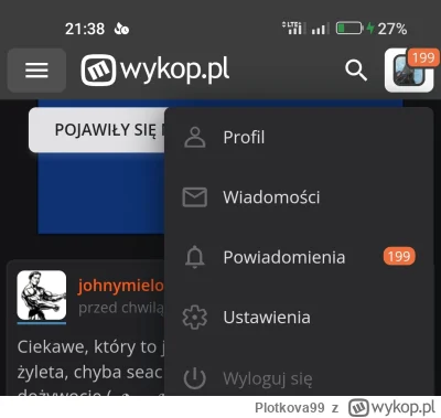 Plotkova99 - Co jest kurba. Na pewno przeczytam powiadomienia.