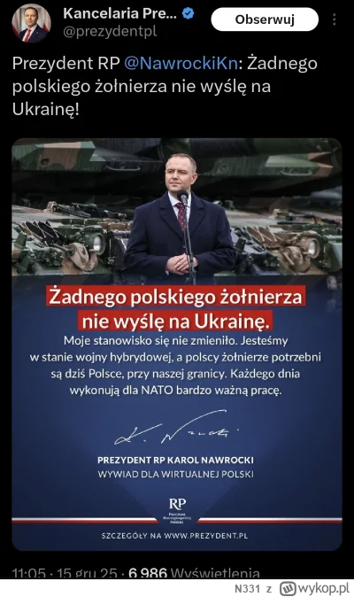 N331 - A potem prezydent się dziwi, że Sikorski nie chcę go dopuścić do polityki zagr...