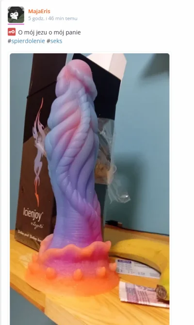 Itslilianka - Chciałbym zobaczyć jak @MajaEris tasuje sobie wnętrzności tym buzdygane...