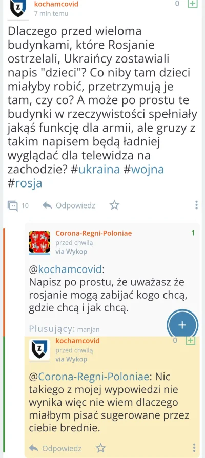 Corona-Regni-Poloniae - @kochamcovid 
 Dlaczego przed wieloma budynkami, które Rosjan...