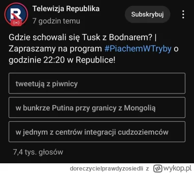 doreczycielprawdyzosiedli - #tvrepublika #bekazpisu #tvpiscodzienny 
Kocham te ich an...