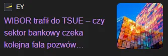 Platinum123 - Co myślicie? EY ocenia pytania do TSUE o WIBOR jako nietrafione.

Przec...