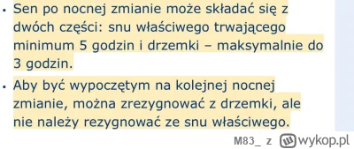 M83_ - Jak śpicie po nocnej zmianie? Jak idę spać o 6:30 to budzę się średnio o 10-11...