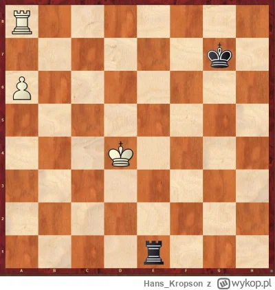 HansKropson - ABC końcówek wieżowych w szachach
#szachy

W poniższej pozycji jest ruc...