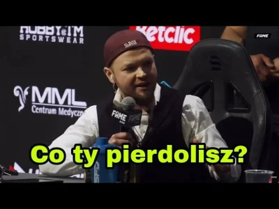 Petsyk - "TAKIE WALKI TYLKO W FAME MMA" HIENA, CO TY #!$%@?? PRZECIEŻ WALKA Z DOSŁOWN...