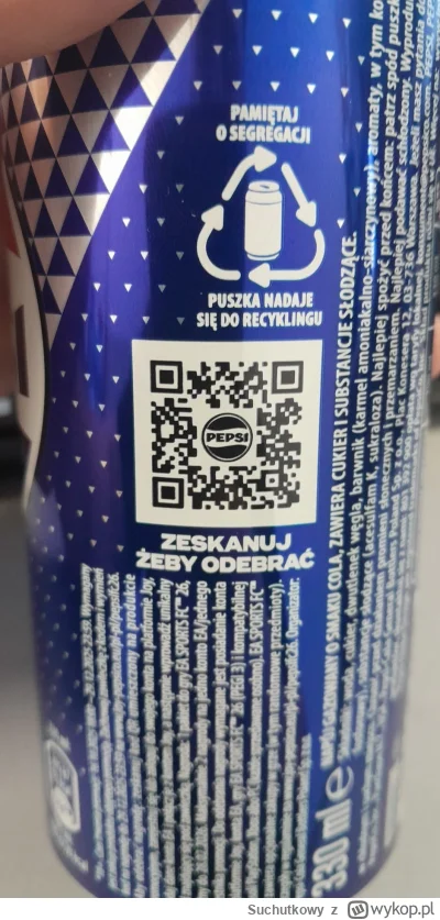 Suchutkowy - Kolejne 2 kodziki do Fify 2026 od Pepsi. Prośba tylko by ktoś się pochwa...