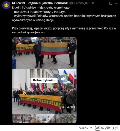 wshk - #ukraina #litwa #bekazprawaków #bekazkonfederacji