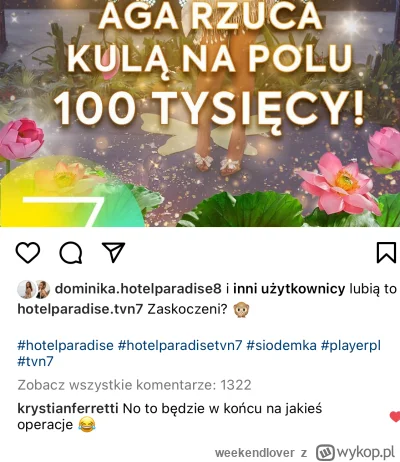 weekendlover - #hotelparadise dobry komentarz Krystiana