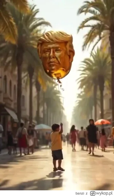 banzi - Wizja Gazy wg Trumpa. Sam Trump właśnie opublikował ten film na swoim truthso...