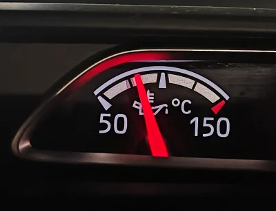 G06DbT - Jest tak zimno, że po 35 minutach jazdy z prędkością autostradowa (obroty ok...